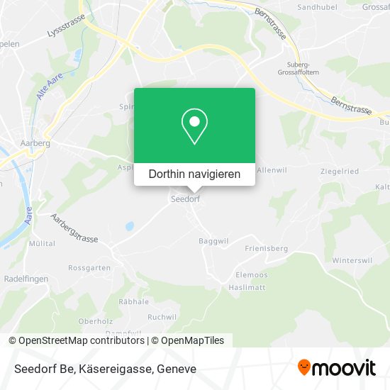 Seedorf Be, Käsereigasse Karte