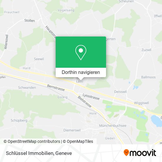 Schlüssel Immobilien Karte