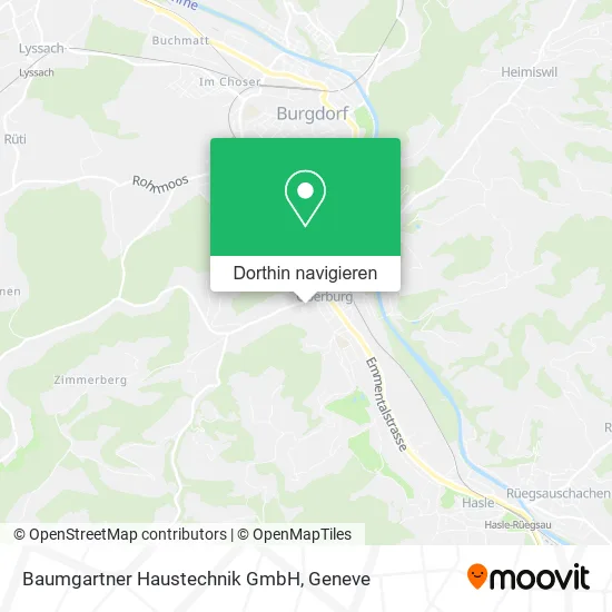 Baumgartner Haustechnik GmbH Karte