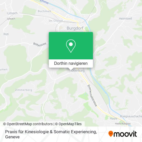 Praxis für Kinesiologie & Somatic Experiencing Karte