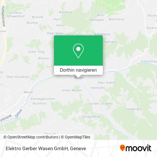 Elektro Gerber Wasen GmbH Karte