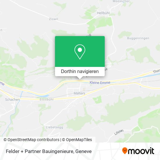 Felder + Partner Bauingenieure Karte