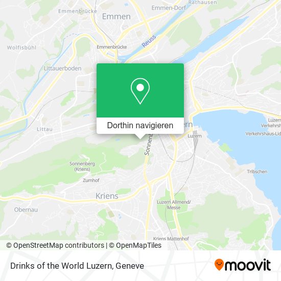 Drinks of the World Luzern Karte