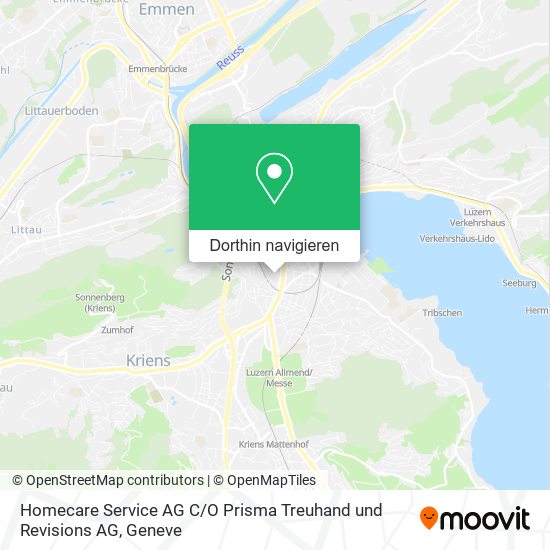 Homecare Service AG C / O Prisma Treuhand und Revisions AG Karte