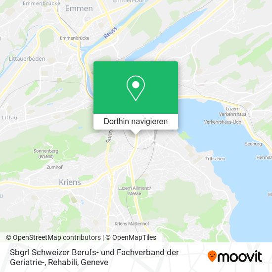 Sbgrl Schweizer Berufs- und Fachverband der Geriatrie-, Rehabili Karte