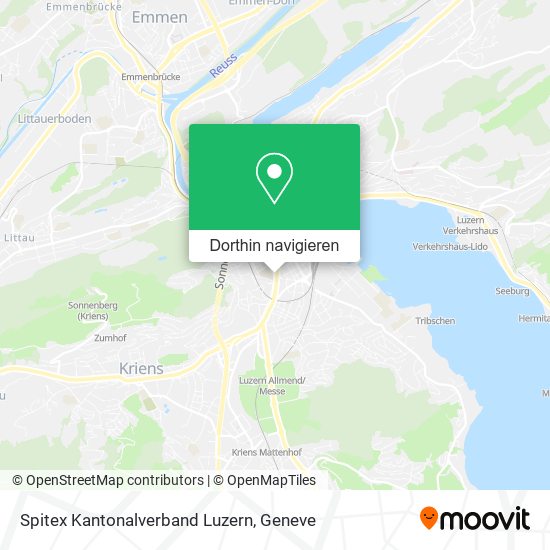 Spitex Kantonalverband Luzern Karte