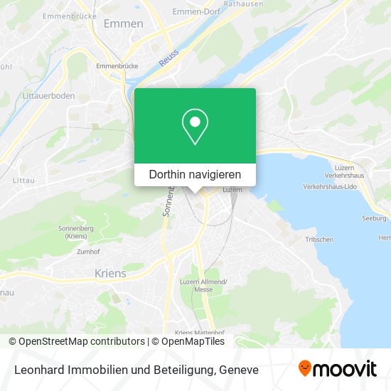 Leonhard Immobilien und Beteiligung Karte