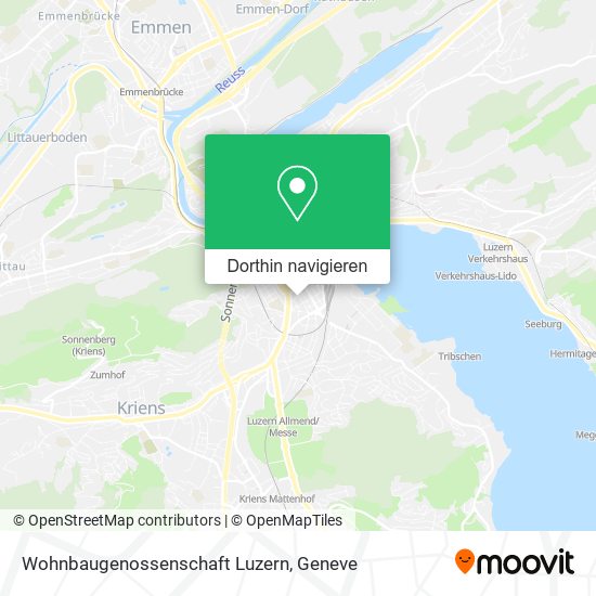 Wohnbaugenossenschaft Luzern Karte