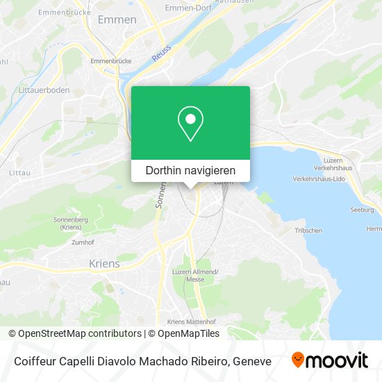 Coiffeur Capelli Diavolo Machado Ribeiro Karte