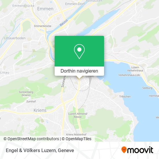 Engel & Völkers Luzern Karte