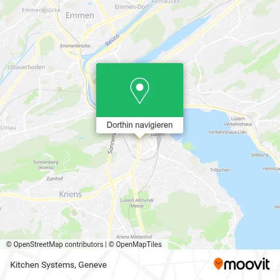 Kitchen Systems Karte