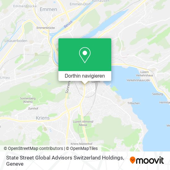 State Street Global Advisors Switzerland Holdings Karte