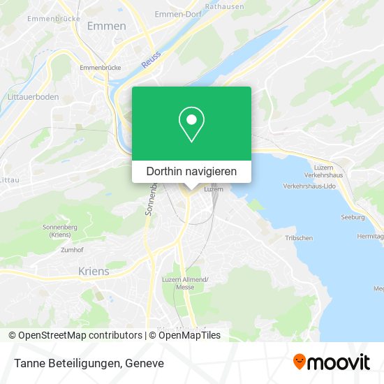 Tanne Beteiligungen Karte