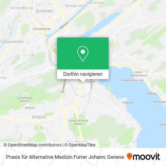 Praxis für Alternative Medizin Furrer Johann Karte