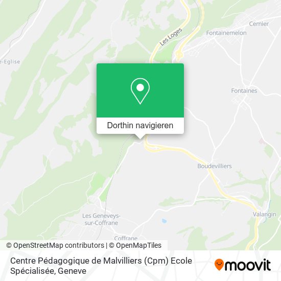 Centre Pédagogique de Malvilliers (Cpm) Ecole Spécialisée Karte