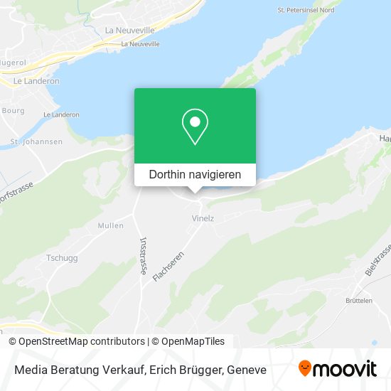 Media Beratung Verkauf, Erich Brügger Karte