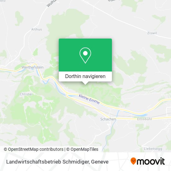 Landwirtschaftsbetrieb Schmidiger Karte