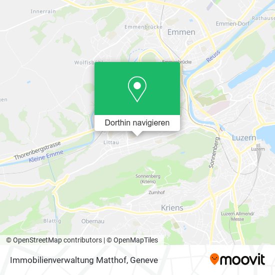 Immobilienverwaltung Matthof Karte