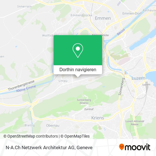 N-A.Ch Netzwerk Architektur AG Karte
