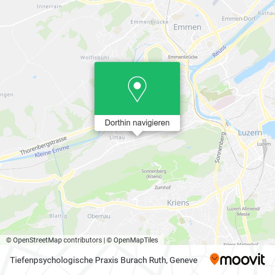 Tiefenpsychologische Praxis Burach Ruth Karte