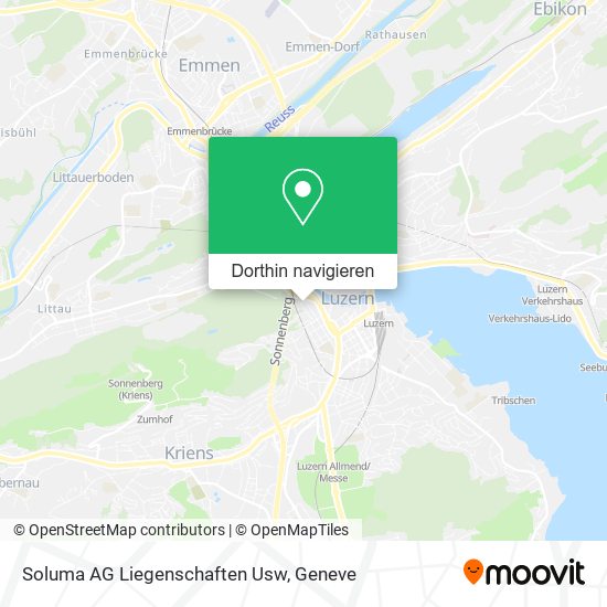 Soluma AG Liegenschaften Usw Karte