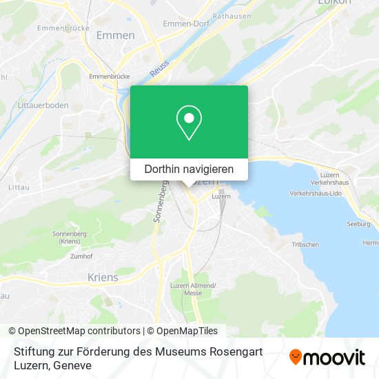 Stiftung zur Förderung des Museums Rosengart Luzern Karte