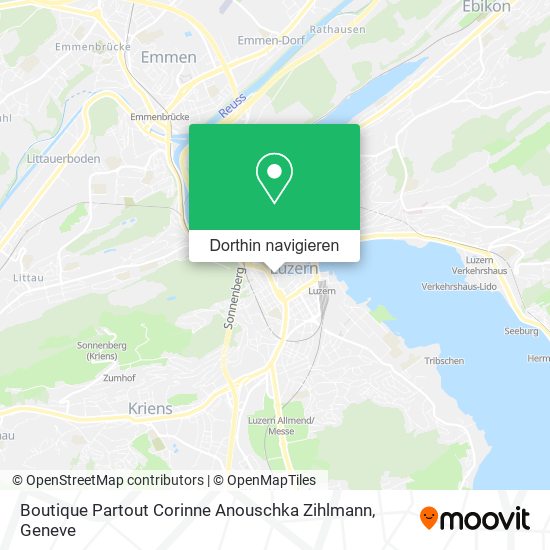 Boutique Partout Corinne Anouschka Zihlmann Karte