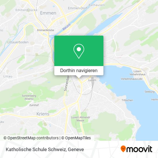 Katholische Schule Schweiz Karte