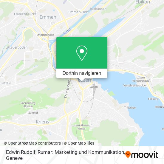 Edwin Rudolf, Rumar: Marketing und Kommunikation Karte
