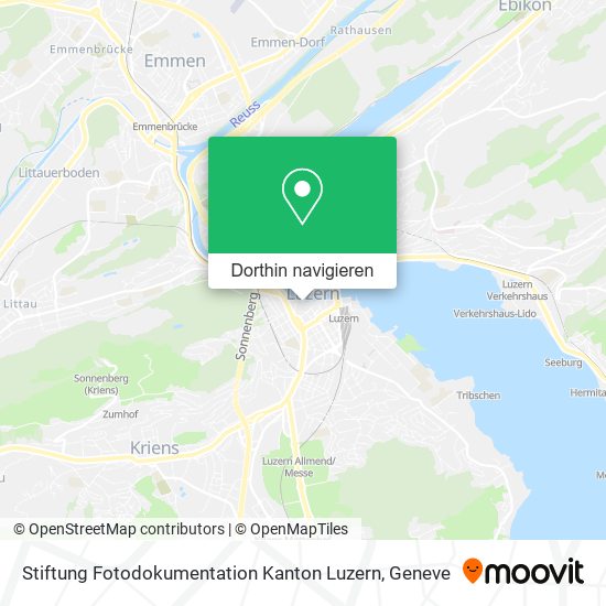 Stiftung Fotodokumentation Kanton Luzern Karte