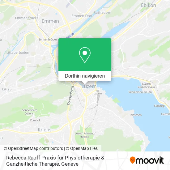Rebecca Ruoff Praxis für Physiotherapie & Ganzheitliche Therapie Karte