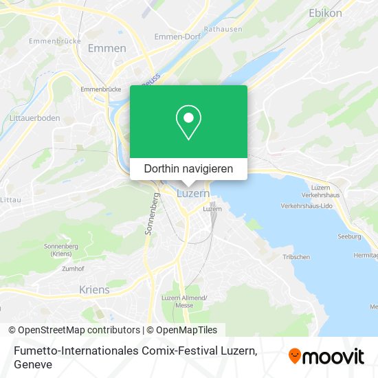 Fumetto-Internationales Comix-Festival Luzern Karte