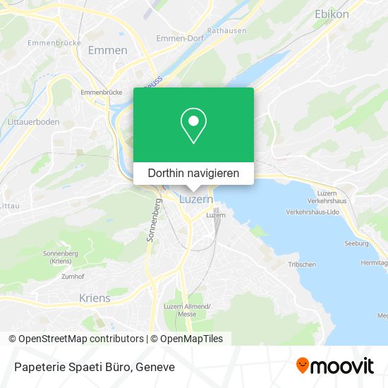 Papeterie Spaeti Büro Karte