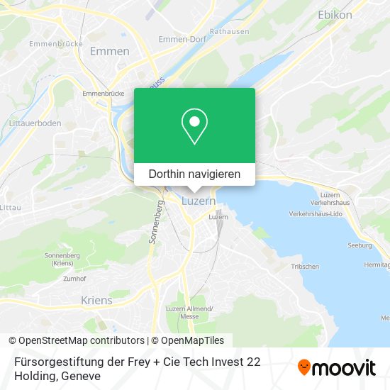 Fürsorgestiftung der Frey + Cie Tech Invest 22 Holding Karte