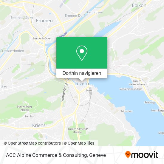ACC Alpine Commerce & Consulting Karte