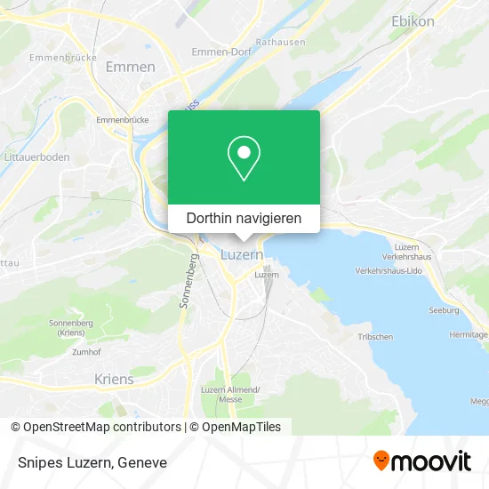 Snipes Luzern Karte