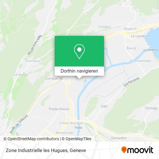 Zone Industrielle les Hugues Karte