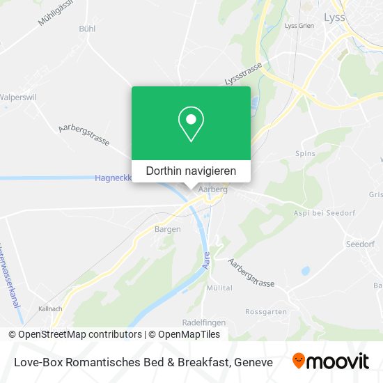 Love-Box Romantisches Bed & Breakfast Karte