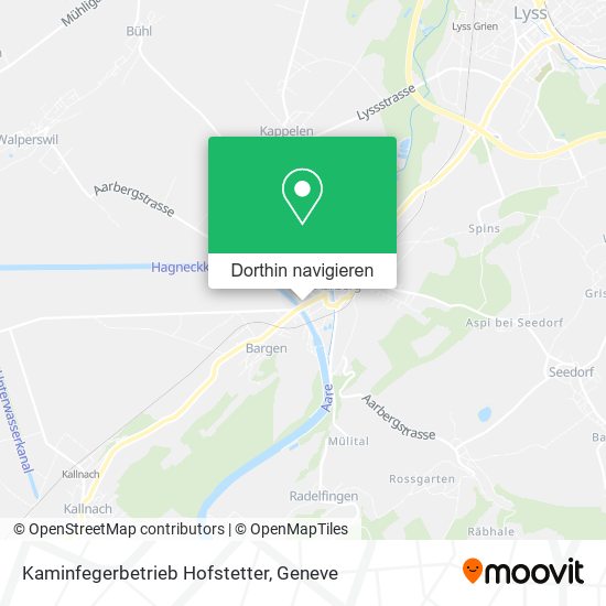 Kaminfegerbetrieb Hofstetter Karte