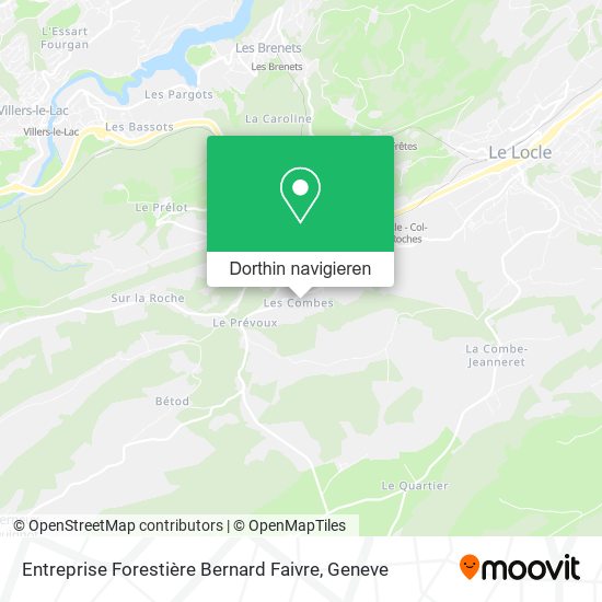 Entreprise Forestière Bernard Faivre Karte