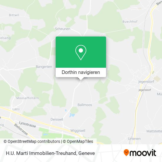 H.U. Marti Immobilien-Treuhand Karte