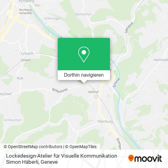Lockedesign-Atelier für Visuelle Kommunikation Simon Häberli Karte