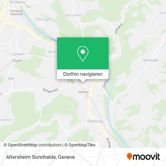 Altersheim Sonnhalde Karte