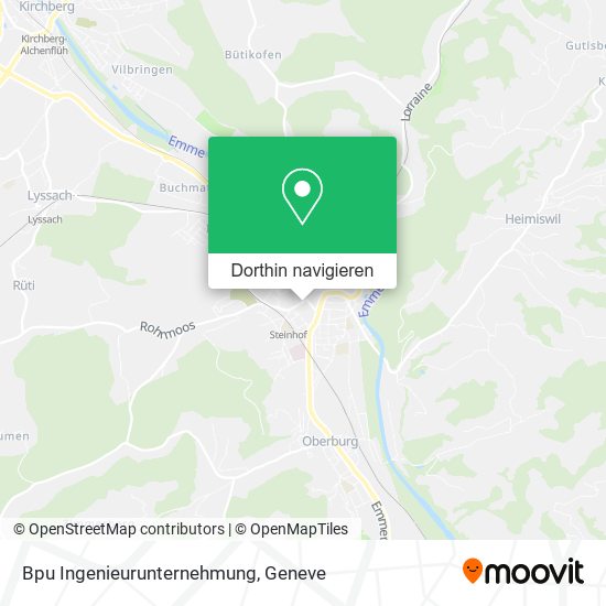 Bpu Ingenieurunternehmung Karte