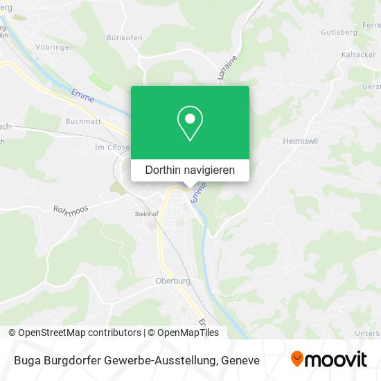 Buga Burgdorfer Gewerbe-Ausstellung Karte