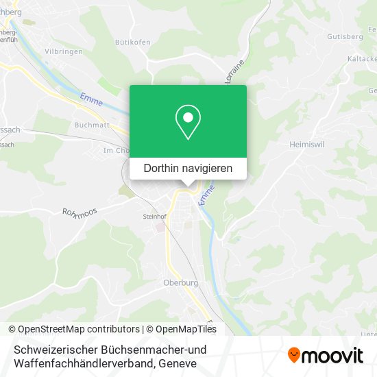 Schweizerischer Büchsenmacher-und Waffenfachhändlerverband Karte