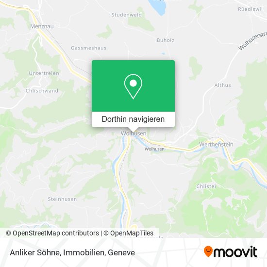 Anliker Söhne, Immobilien Karte
