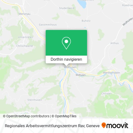Regionales Arbeitsvermittlungszentrum Rav Karte