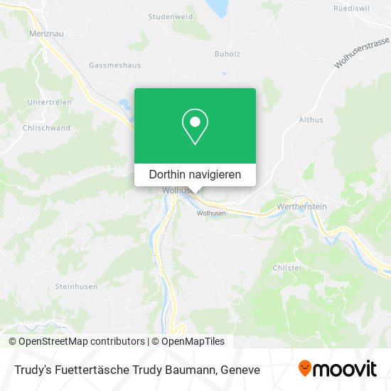 Trudy's Fuettertäsche Trudy Baumann Karte