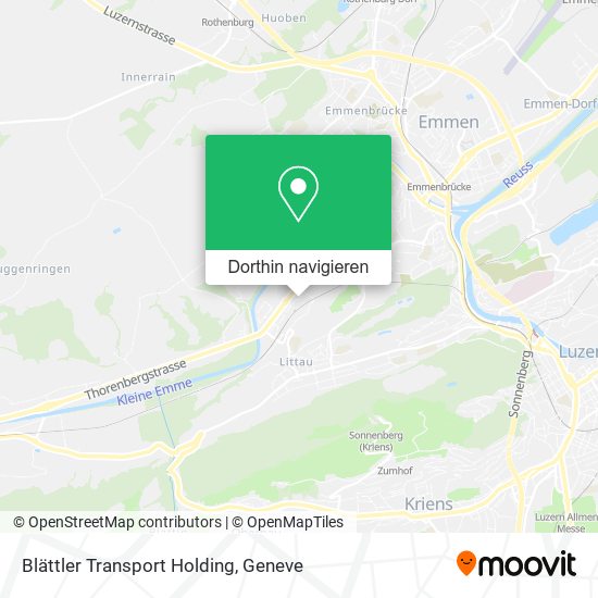 Blättler Transport Holding Karte